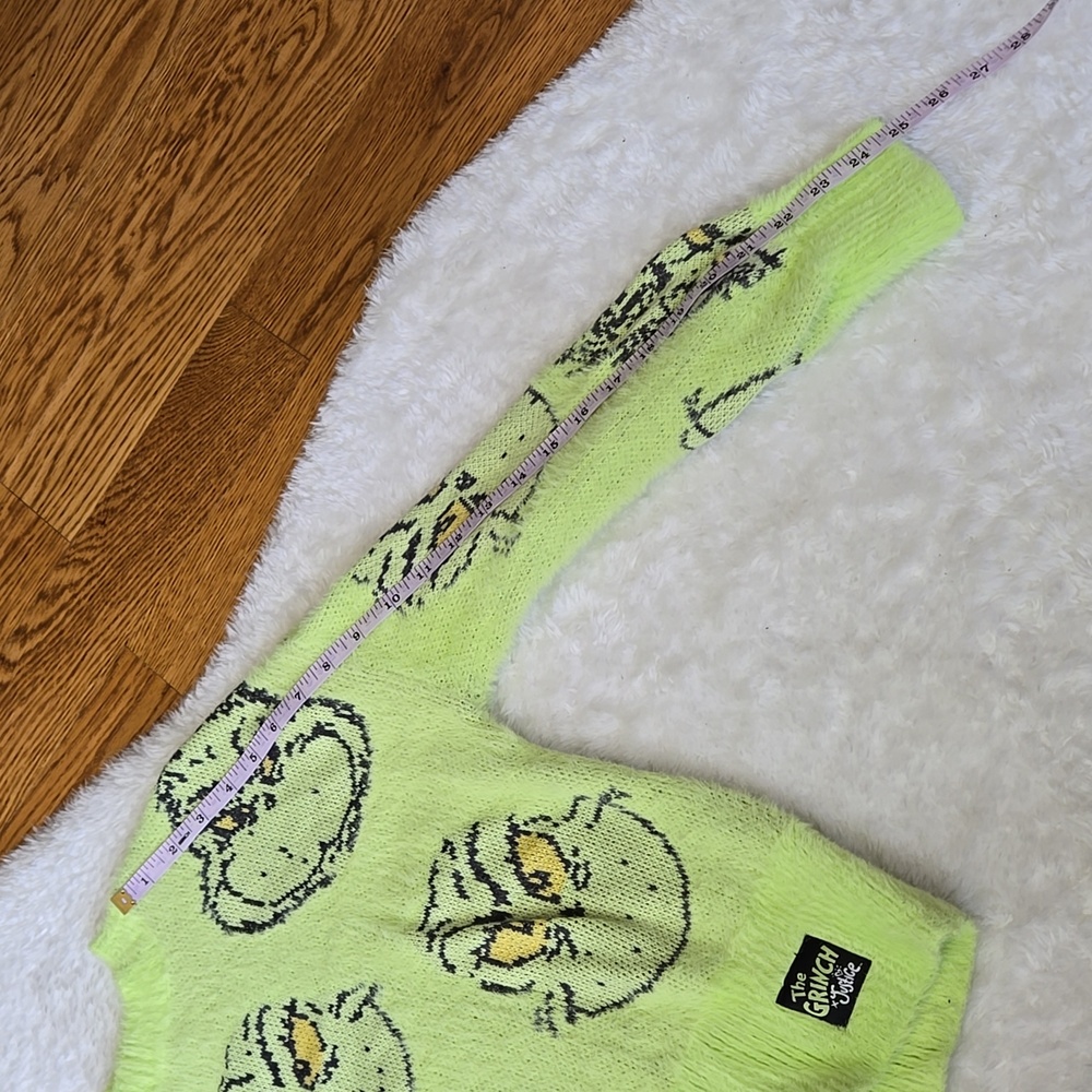 Justice Grinch Sweater, Girls Size Large - Picture 5 of 10
